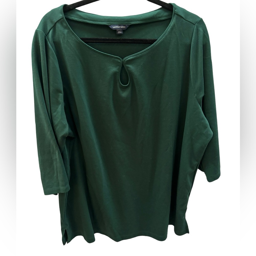 Lands’ End Women’s Hunter Green Tunic Size 2X‎ (20W-22W)